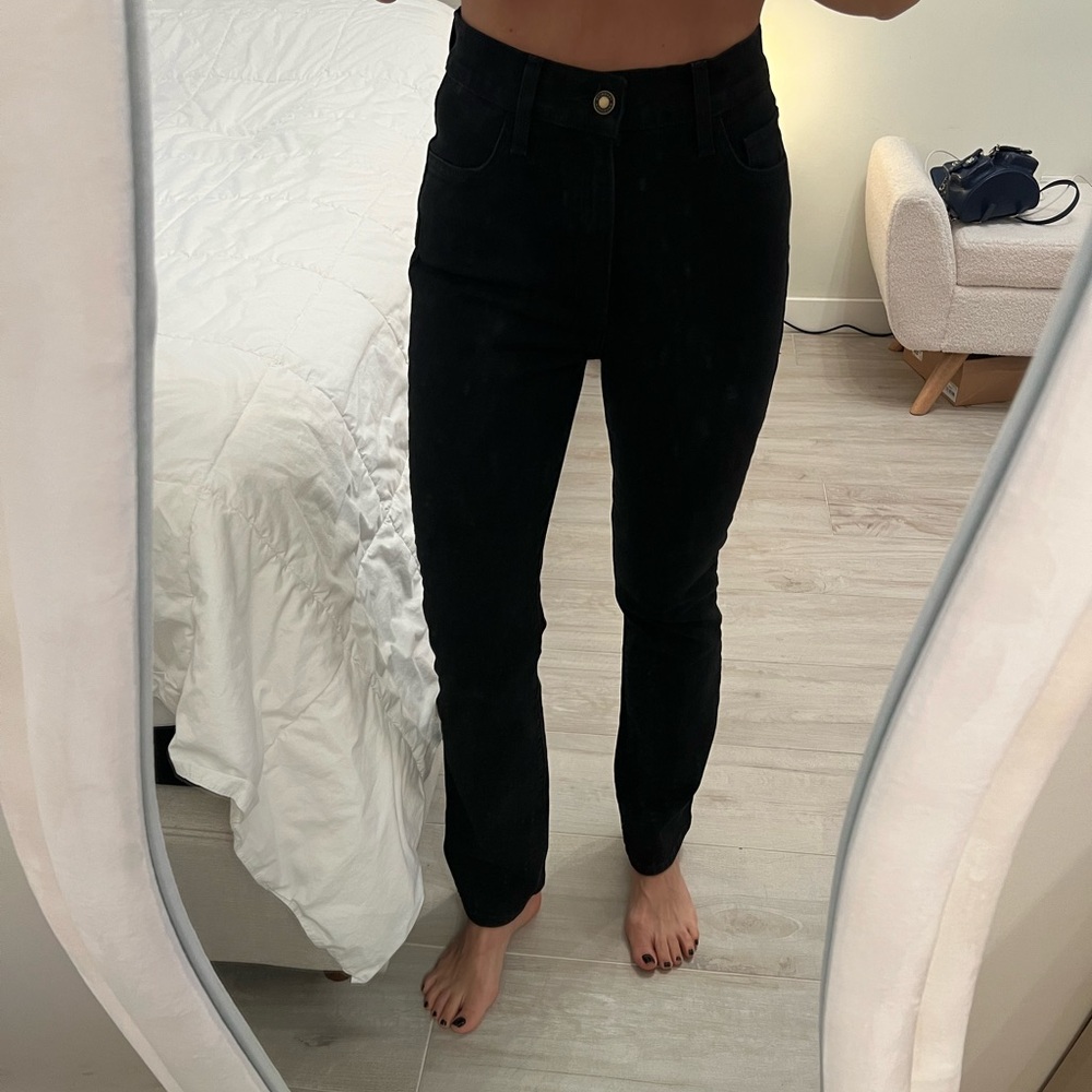 Favorite Daughter Washed Black Denim Jeans